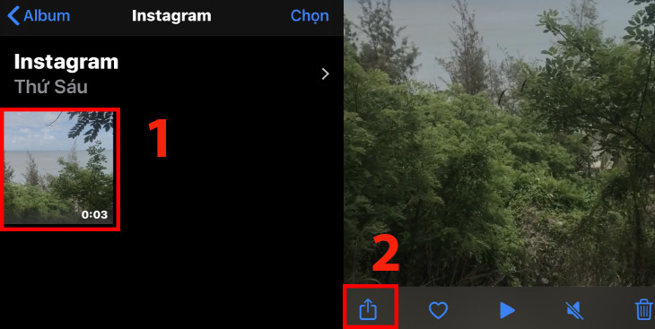 Hướng dẫn lấy lại ảnh trên iCloud qua Album được chia sẻ bước 2